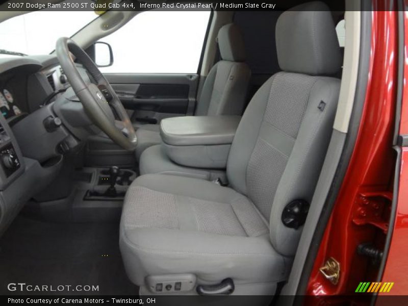Inferno Red Crystal Pearl / Medium Slate Gray 2007 Dodge Ram 2500 ST Quad Cab 4x4