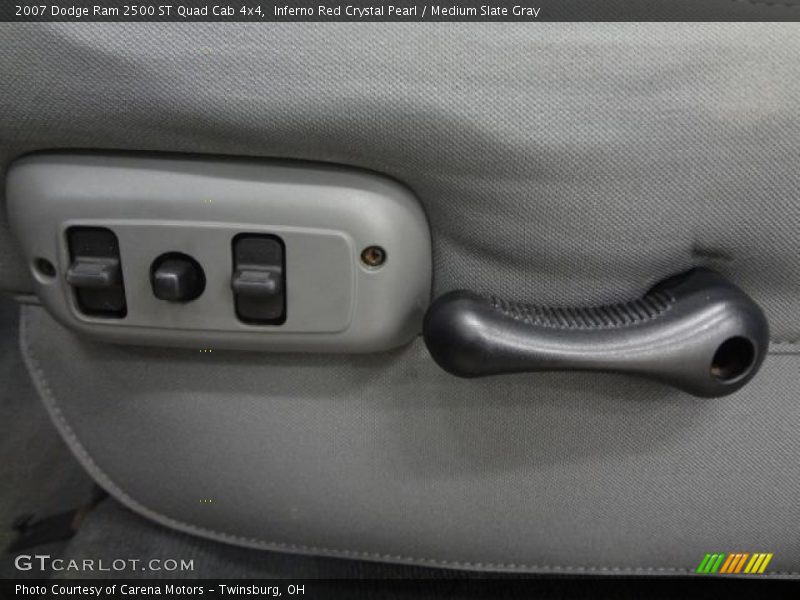 Inferno Red Crystal Pearl / Medium Slate Gray 2007 Dodge Ram 2500 ST Quad Cab 4x4