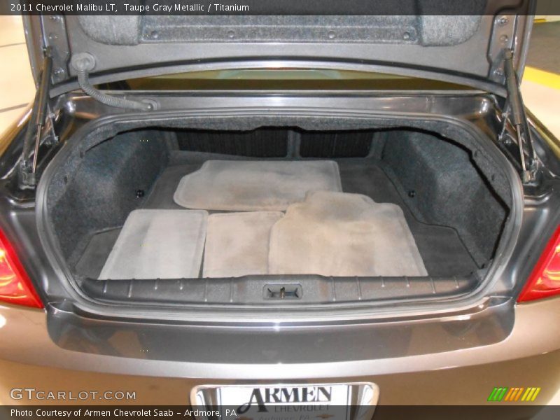 Taupe Gray Metallic / Titanium 2011 Chevrolet Malibu LT