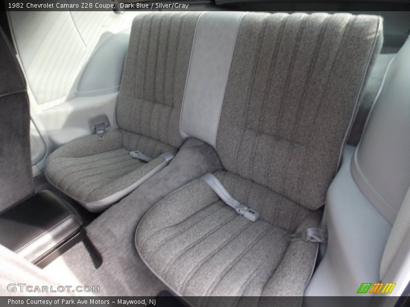 Rear Seat of 1982 Camaro Z28 Coupe