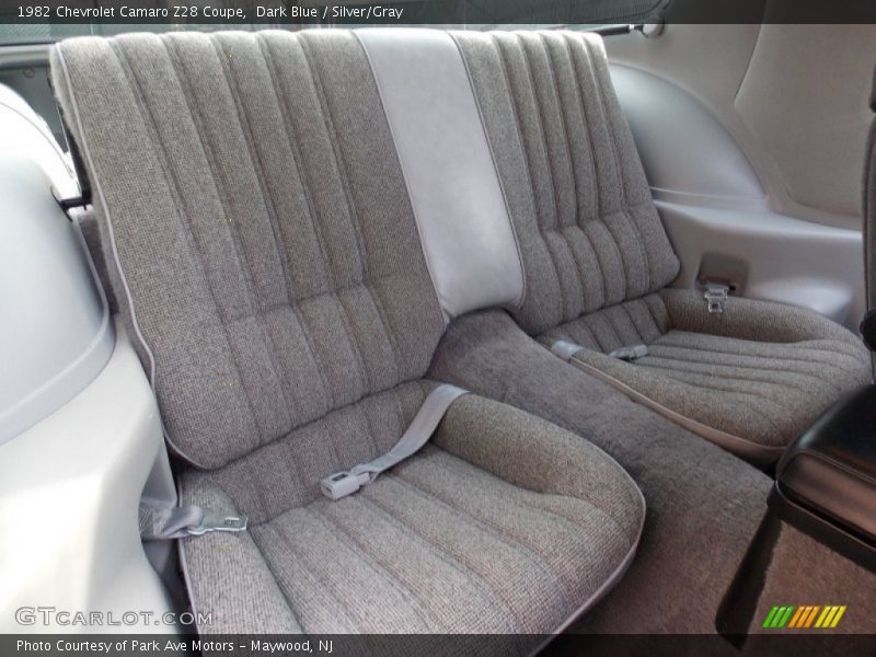 Rear Seat of 1982 Camaro Z28 Coupe