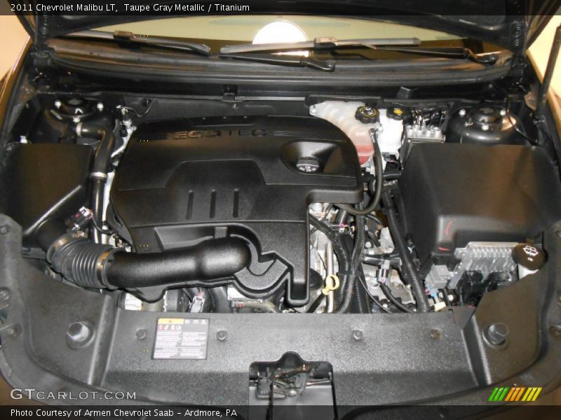 Taupe Gray Metallic / Titanium 2011 Chevrolet Malibu LT