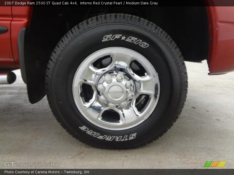 Inferno Red Crystal Pearl / Medium Slate Gray 2007 Dodge Ram 2500 ST Quad Cab 4x4