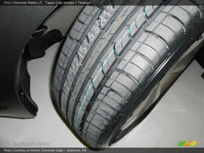 Taupe Gray Metallic / Titanium 2011 Chevrolet Malibu LT