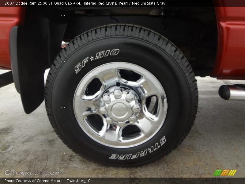 Inferno Red Crystal Pearl / Medium Slate Gray 2007 Dodge Ram 2500 ST Quad Cab 4x4