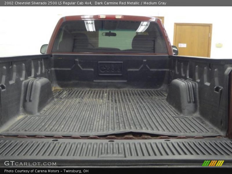 Dark Carmine Red Metallic / Medium Gray 2002 Chevrolet Silverado 2500 LS Regular Cab 4x4