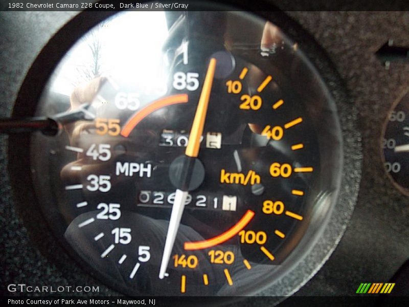 Dark Blue / Silver/Gray 1982 Chevrolet Camaro Z28 Coupe