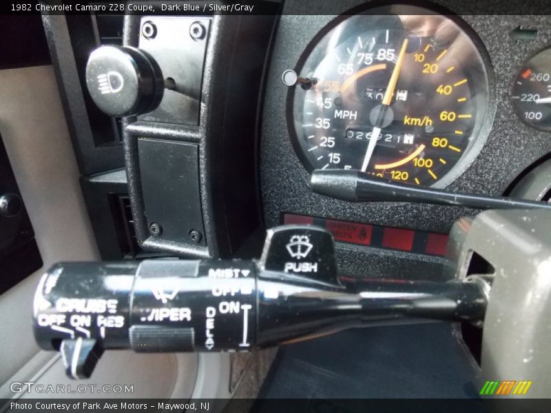 Controls of 1982 Camaro Z28 Coupe