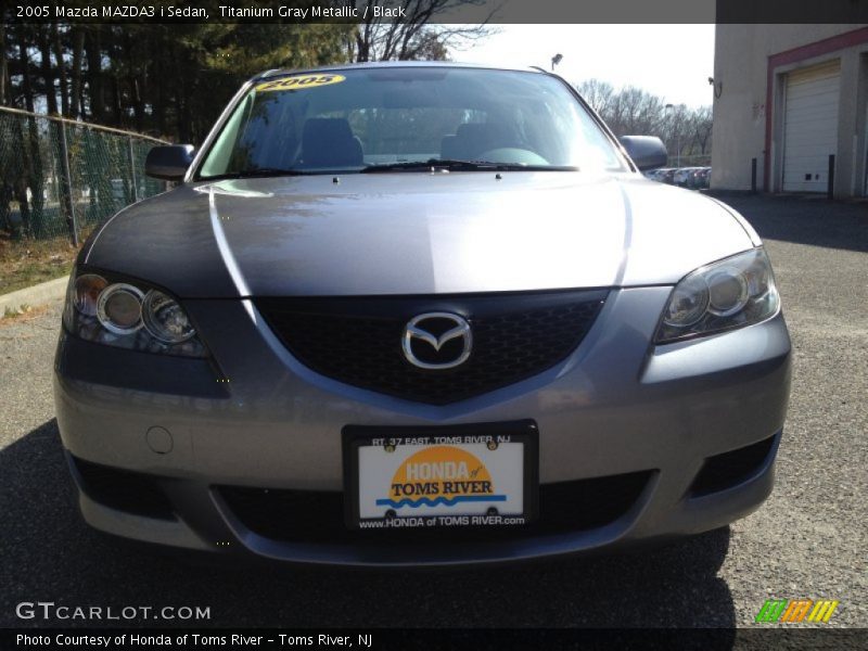 Titanium Gray Metallic / Black 2005 Mazda MAZDA3 i Sedan