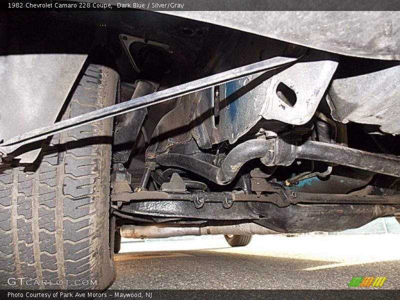 Undercarriage of 1982 Camaro Z28 Coupe