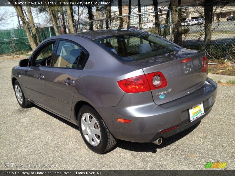Titanium Gray Metallic / Black 2005 Mazda MAZDA3 i Sedan