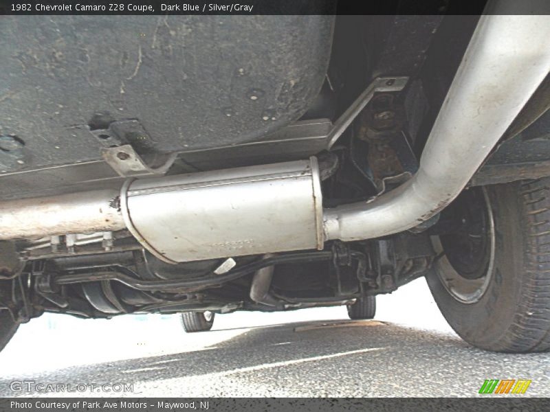 Dark Blue / Silver/Gray 1982 Chevrolet Camaro Z28 Coupe