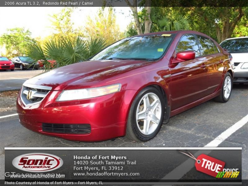 Redondo Red Pearl / Camel 2006 Acura TL 3.2