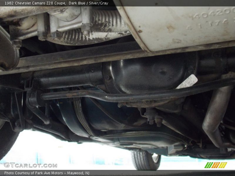 Dark Blue / Silver/Gray 1982 Chevrolet Camaro Z28 Coupe