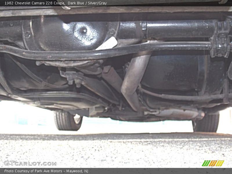 Undercarriage of 1982 Camaro Z28 Coupe