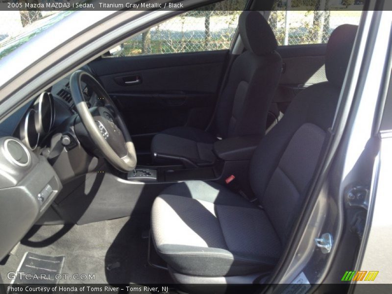 Titanium Gray Metallic / Black 2005 Mazda MAZDA3 i Sedan