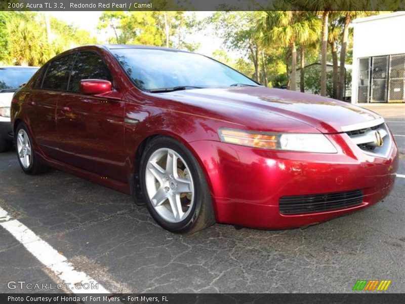 Redondo Red Pearl / Camel 2006 Acura TL 3.2