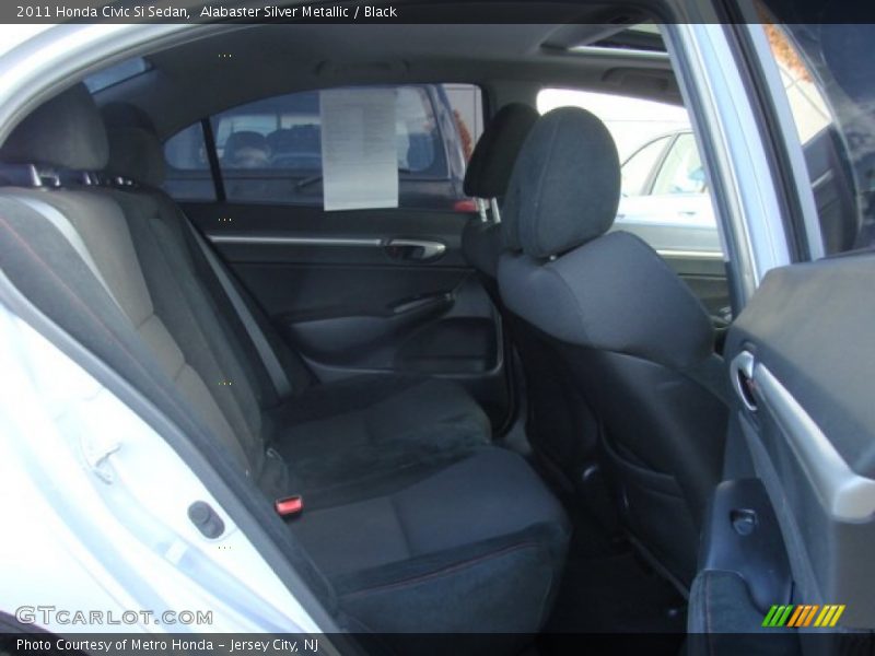 Alabaster Silver Metallic / Black 2011 Honda Civic Si Sedan