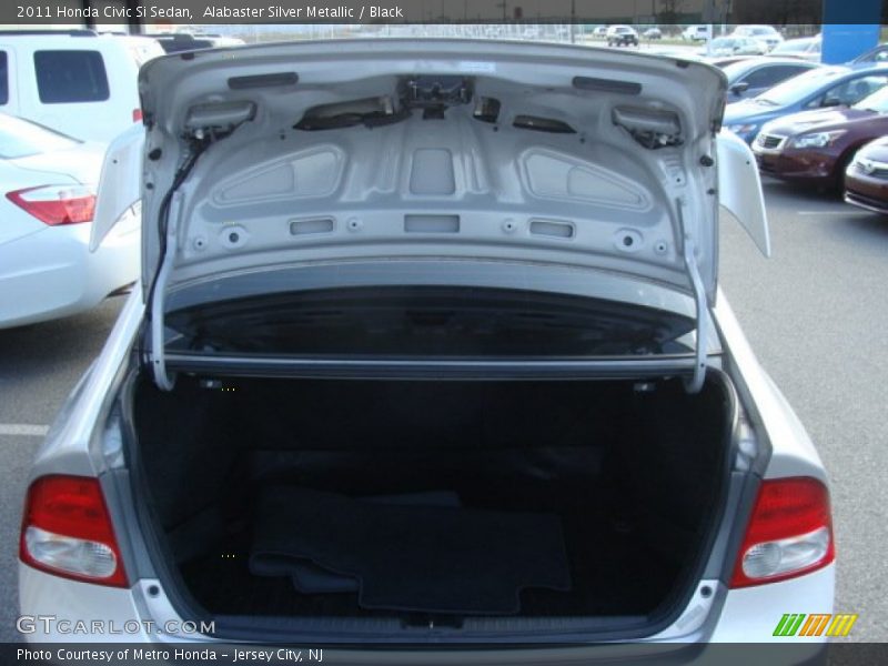 Alabaster Silver Metallic / Black 2011 Honda Civic Si Sedan