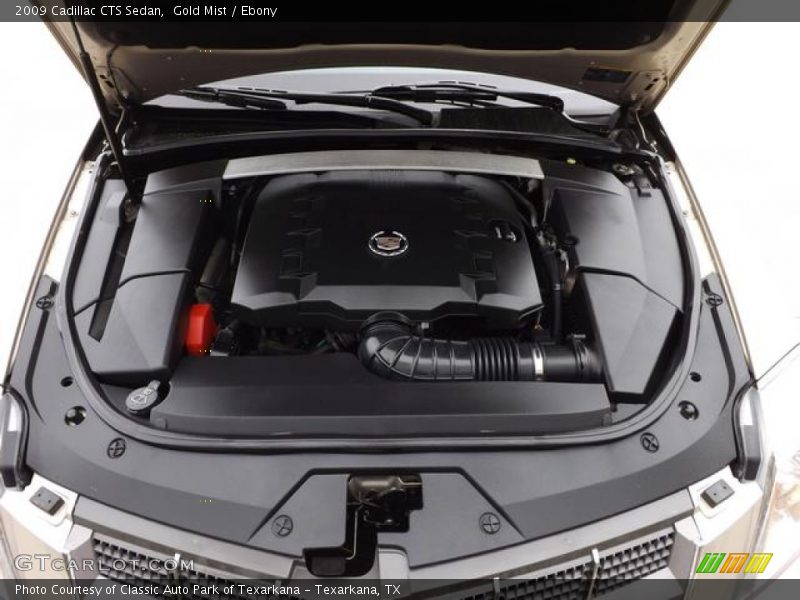 Gold Mist / Ebony 2009 Cadillac CTS Sedan