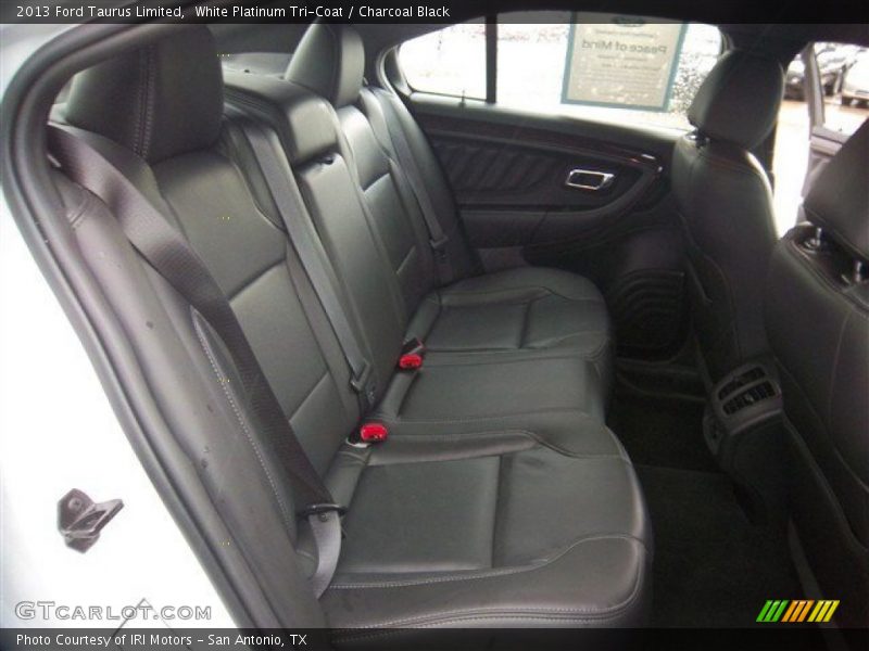 White Platinum Tri-Coat / Charcoal Black 2013 Ford Taurus Limited