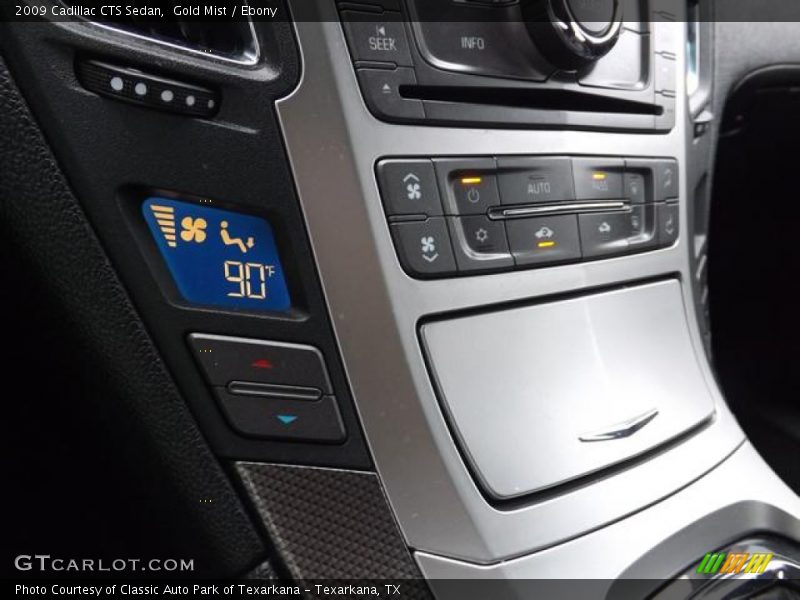 Gold Mist / Ebony 2009 Cadillac CTS Sedan