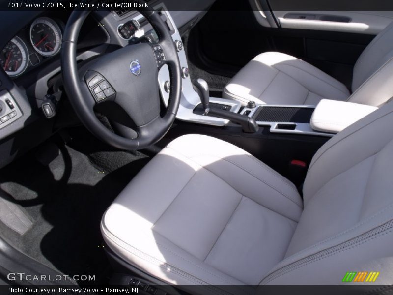 Ice White / Calcite/Off Black 2012 Volvo C70 T5