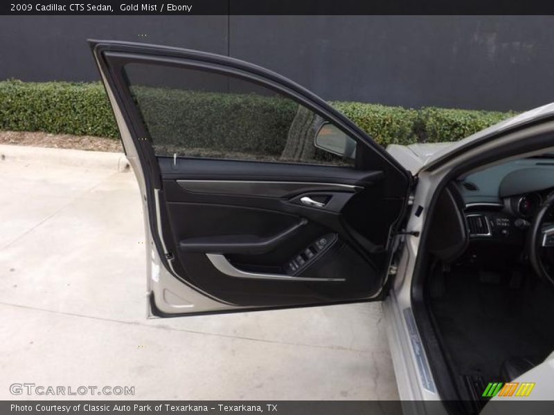 Gold Mist / Ebony 2009 Cadillac CTS Sedan