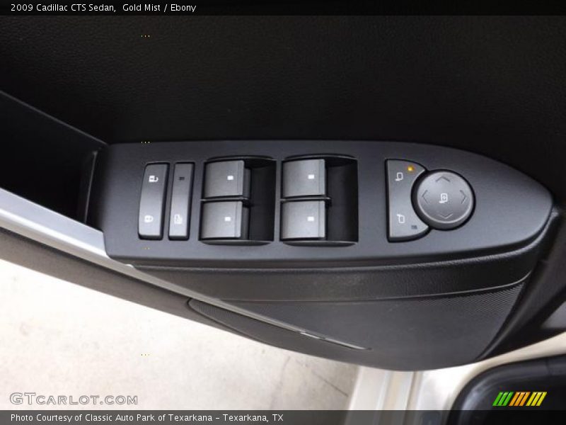 Gold Mist / Ebony 2009 Cadillac CTS Sedan