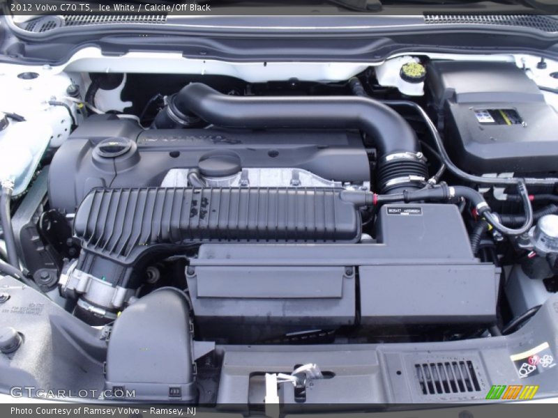 Ice White / Calcite/Off Black 2012 Volvo C70 T5