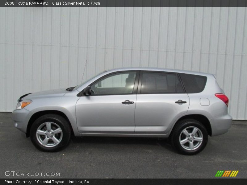 Classic Silver Metallic / Ash 2008 Toyota RAV4 4WD