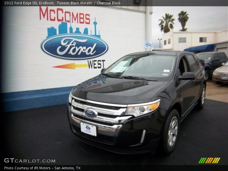 Tuxedo Black Metallic / Charcoal Black 2013 Ford Edge SEL EcoBoost