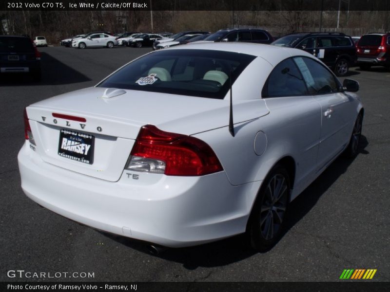 Ice White / Calcite/Off Black 2012 Volvo C70 T5