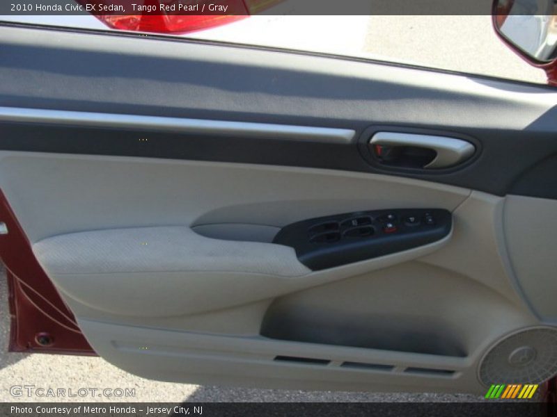 Tango Red Pearl / Gray 2010 Honda Civic EX Sedan