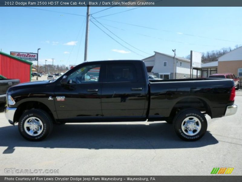 Black / Dark Slate/Medium Graystone 2012 Dodge Ram 2500 HD ST Crew Cab 4x4