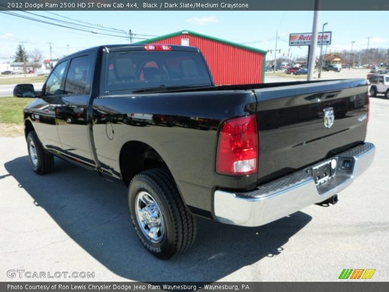Black / Dark Slate/Medium Graystone 2012 Dodge Ram 2500 HD ST Crew Cab 4x4