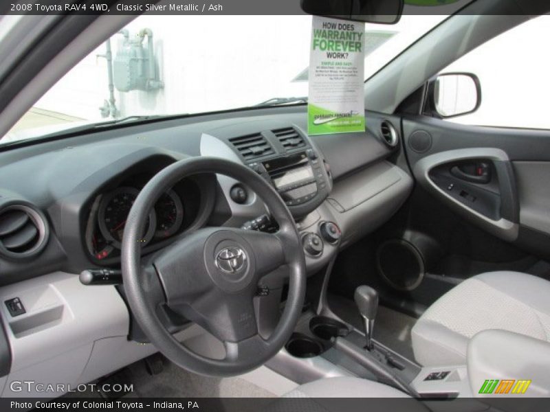 Classic Silver Metallic / Ash 2008 Toyota RAV4 4WD