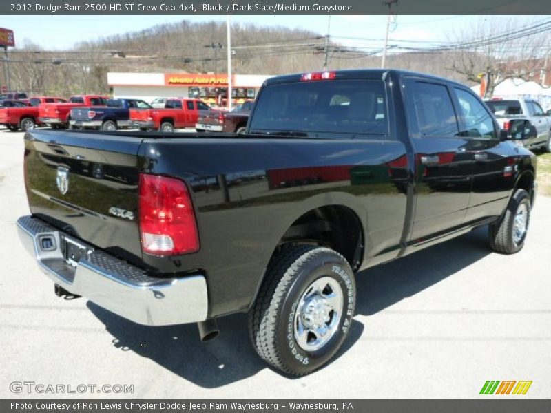 Black / Dark Slate/Medium Graystone 2012 Dodge Ram 2500 HD ST Crew Cab 4x4