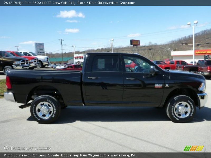 Black / Dark Slate/Medium Graystone 2012 Dodge Ram 2500 HD ST Crew Cab 4x4
