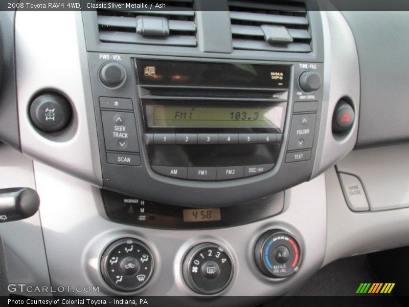 Classic Silver Metallic / Ash 2008 Toyota RAV4 4WD