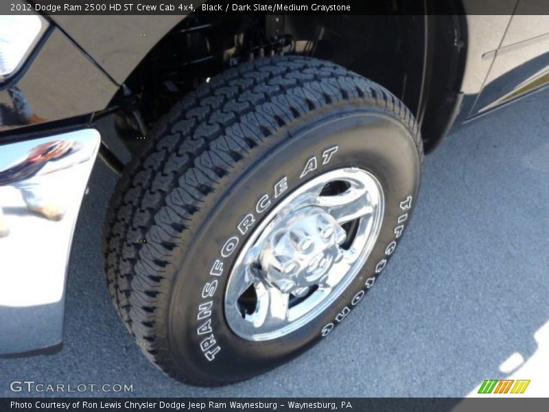 Black / Dark Slate/Medium Graystone 2012 Dodge Ram 2500 HD ST Crew Cab 4x4
