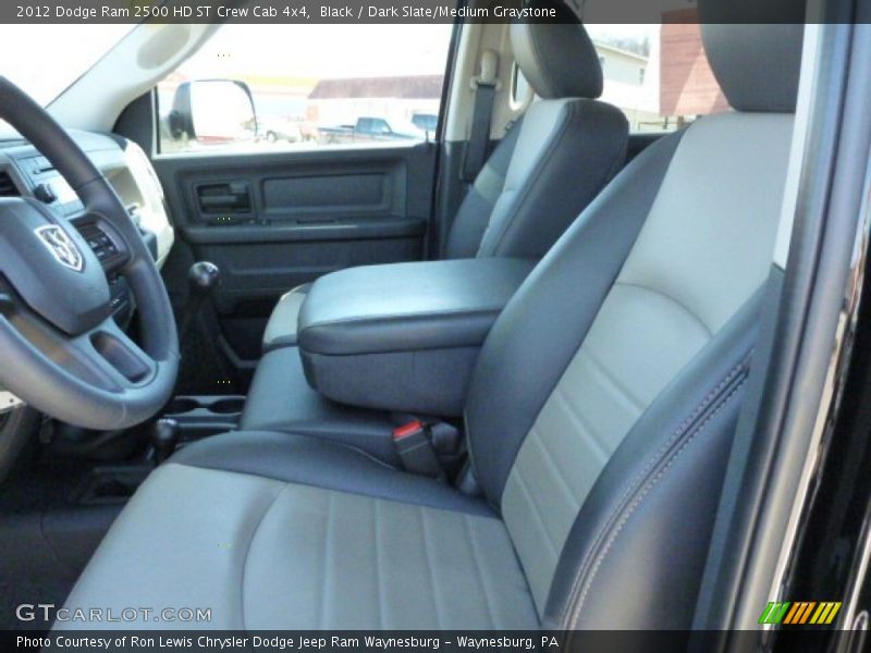 Black / Dark Slate/Medium Graystone 2012 Dodge Ram 2500 HD ST Crew Cab 4x4