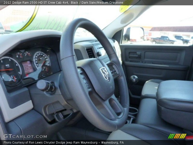 Black / Dark Slate/Medium Graystone 2012 Dodge Ram 2500 HD ST Crew Cab 4x4