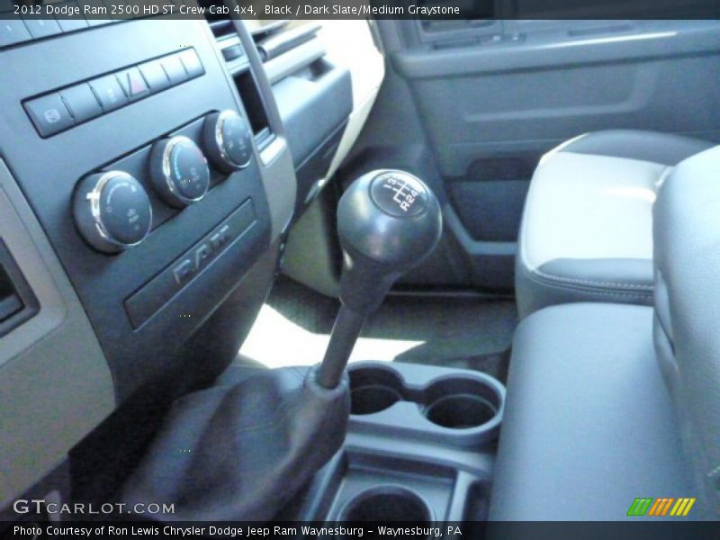 Black / Dark Slate/Medium Graystone 2012 Dodge Ram 2500 HD ST Crew Cab 4x4
