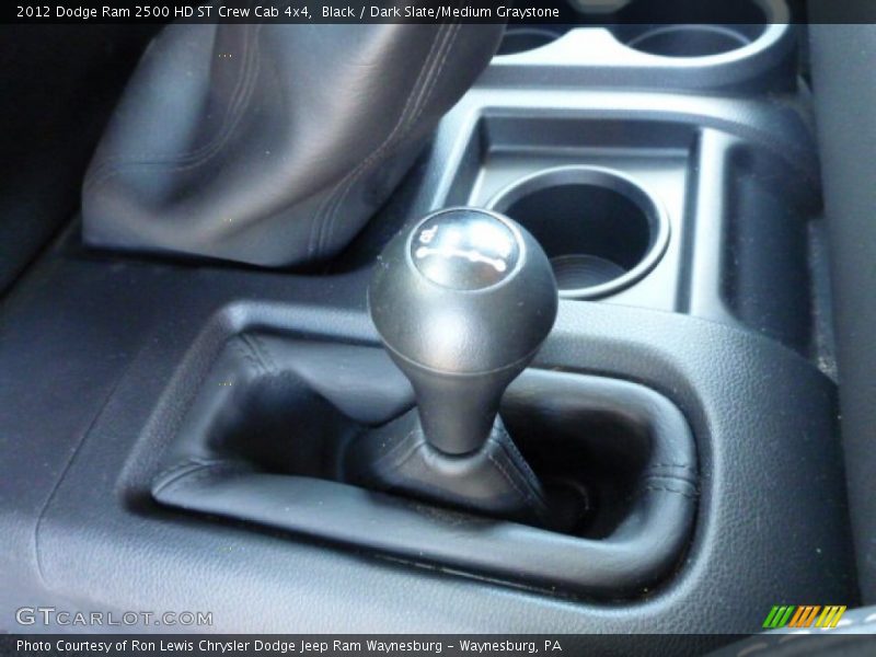 Black / Dark Slate/Medium Graystone 2012 Dodge Ram 2500 HD ST Crew Cab 4x4