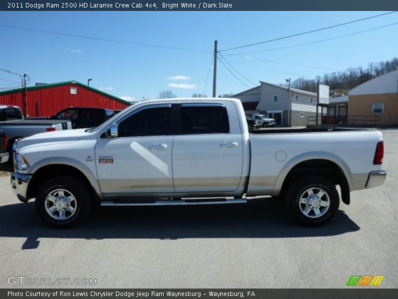 Bright White / Dark Slate 2011 Dodge Ram 2500 HD Laramie Crew Cab 4x4