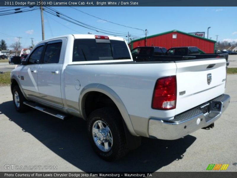 Bright White / Dark Slate 2011 Dodge Ram 2500 HD Laramie Crew Cab 4x4