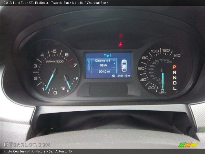 Tuxedo Black Metallic / Charcoal Black 2013 Ford Edge SEL EcoBoost