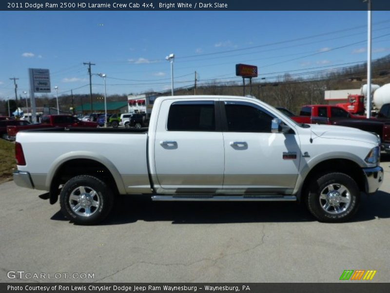 Bright White / Dark Slate 2011 Dodge Ram 2500 HD Laramie Crew Cab 4x4