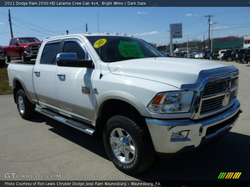 Bright White / Dark Slate 2011 Dodge Ram 2500 HD Laramie Crew Cab 4x4